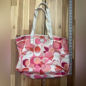 Coach Multicolor Patterned Women's Tote Bag